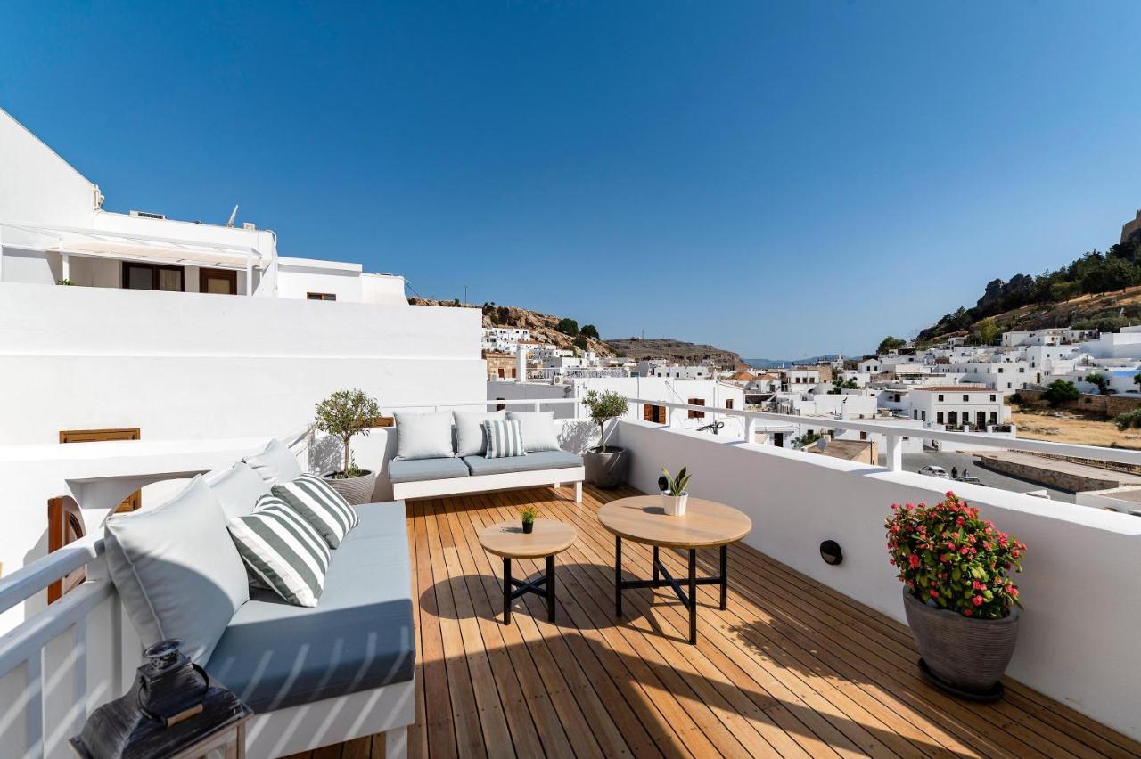 Lindian Polis Apartment Lindos  Bagian luar foto