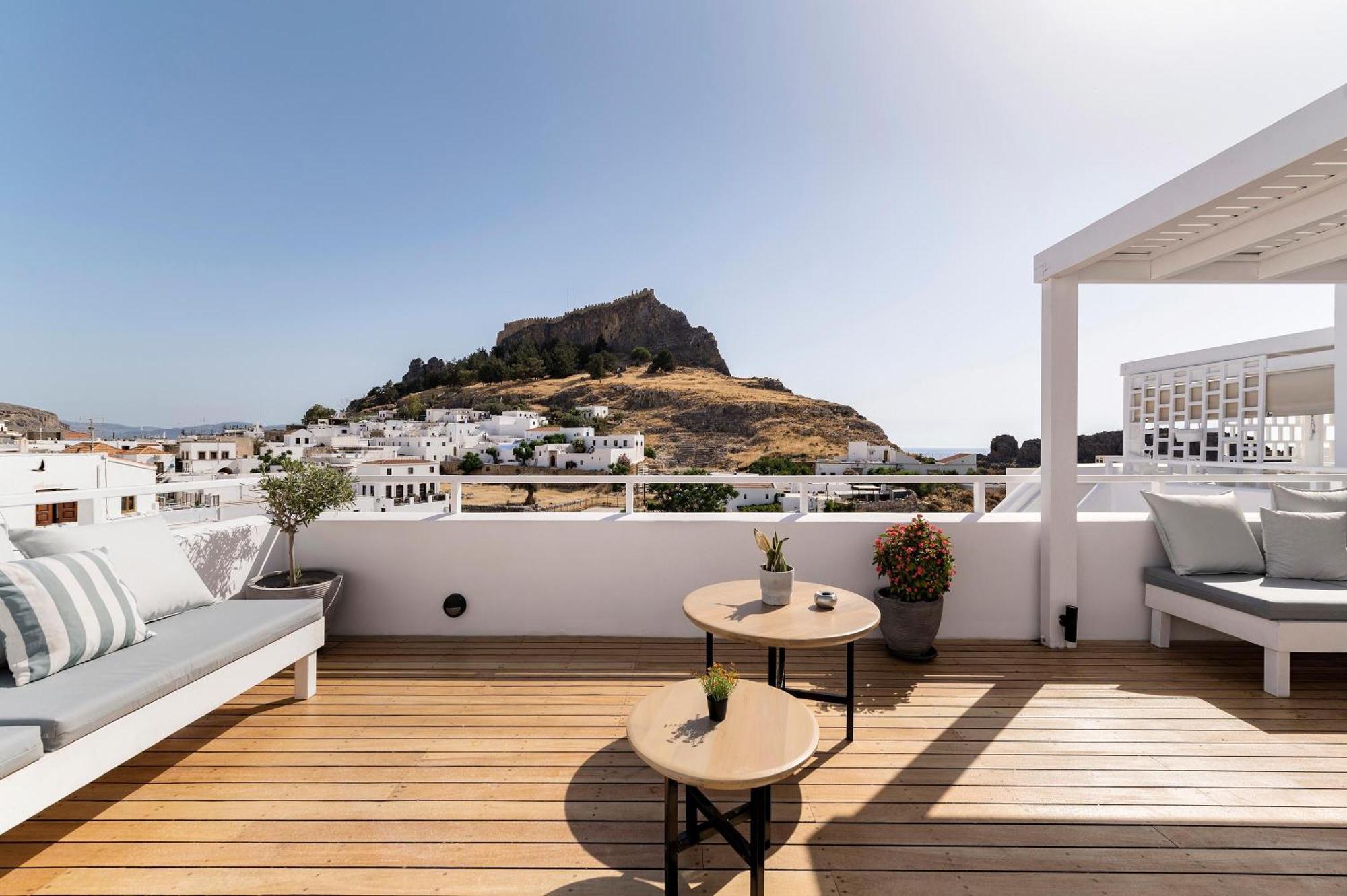 Lindian Polis Apartment Lindos  Bagian luar foto