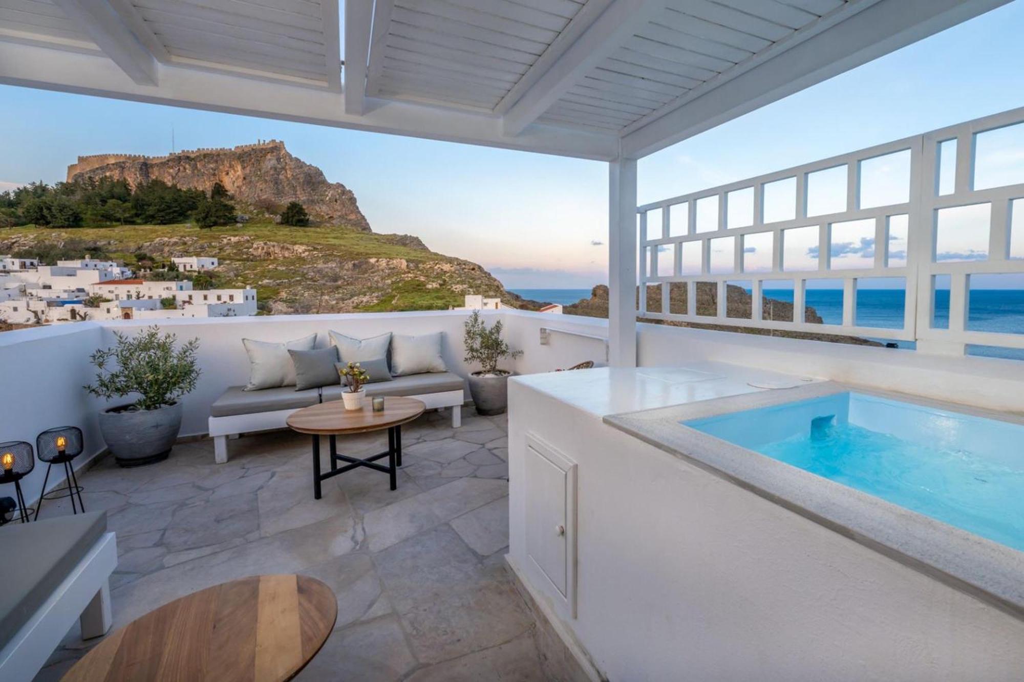 Lindian Polis Apartment Lindos  Bagian luar foto