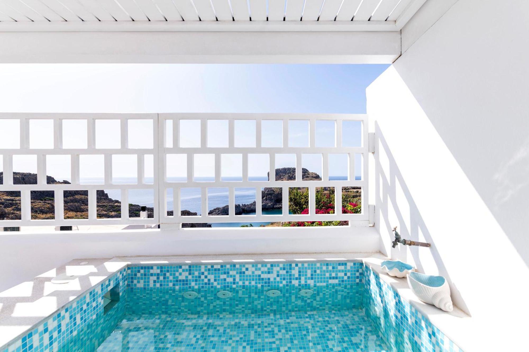Lindian Polis Apartment Lindos  Bagian luar foto