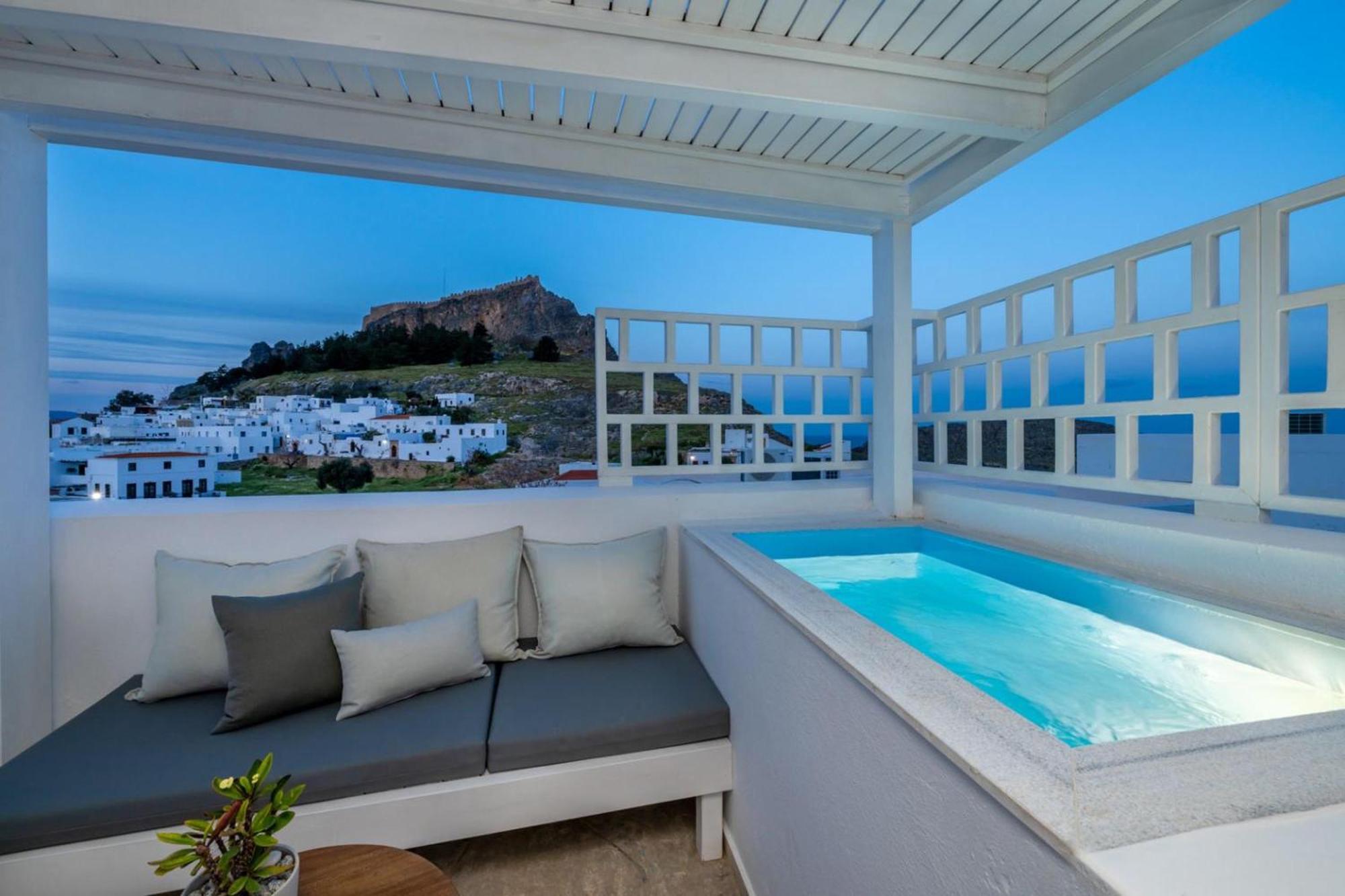 Lindian Polis Apartment Lindos  Bagian luar foto