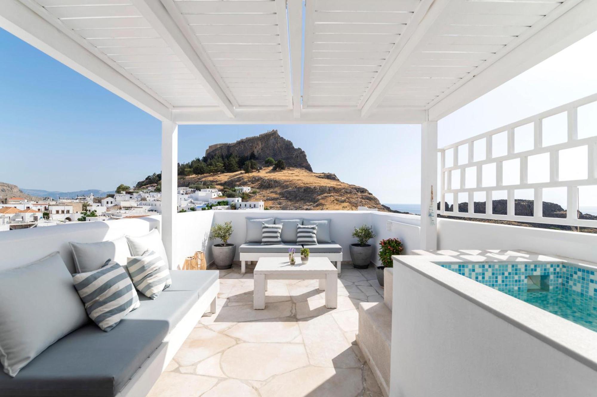Lindian Polis Apartment Lindos  Bagian luar foto