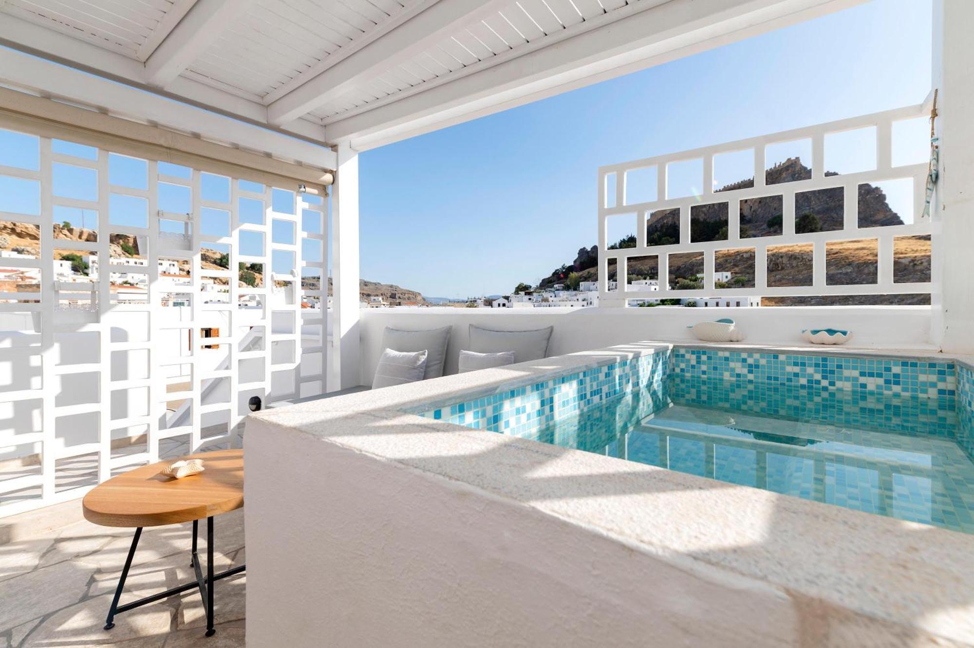 Lindian Polis Apartment Lindos  Bagian luar foto