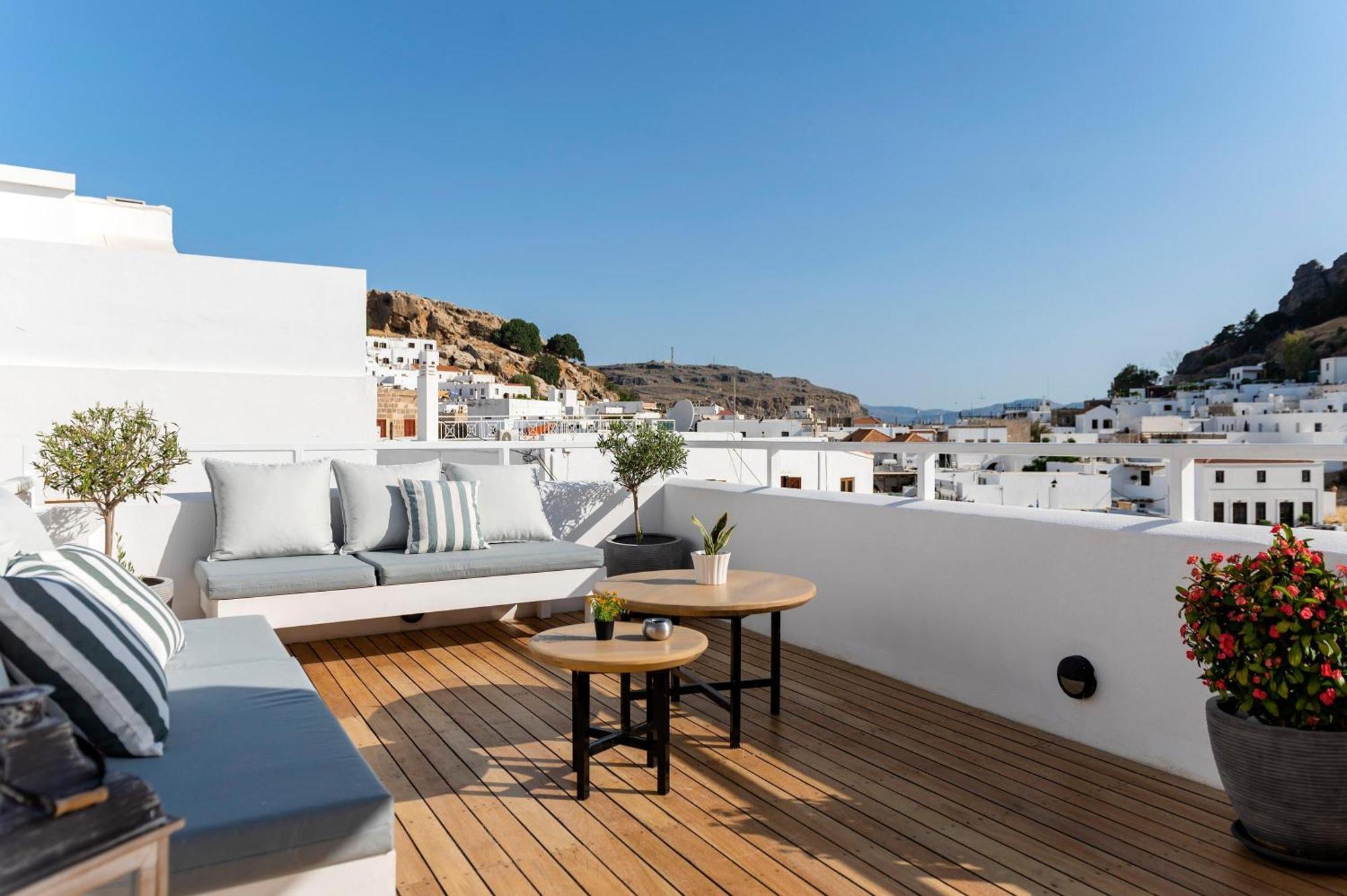 Lindian Polis Apartment Lindos  Bagian luar foto