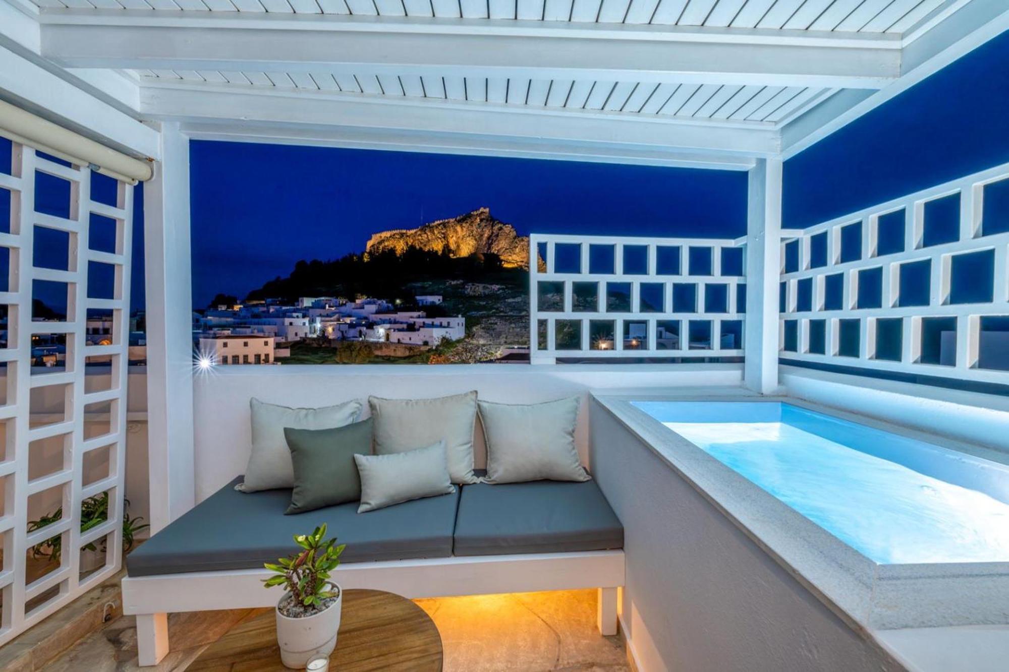 Lindian Polis Apartment Lindos  Bagian luar foto
