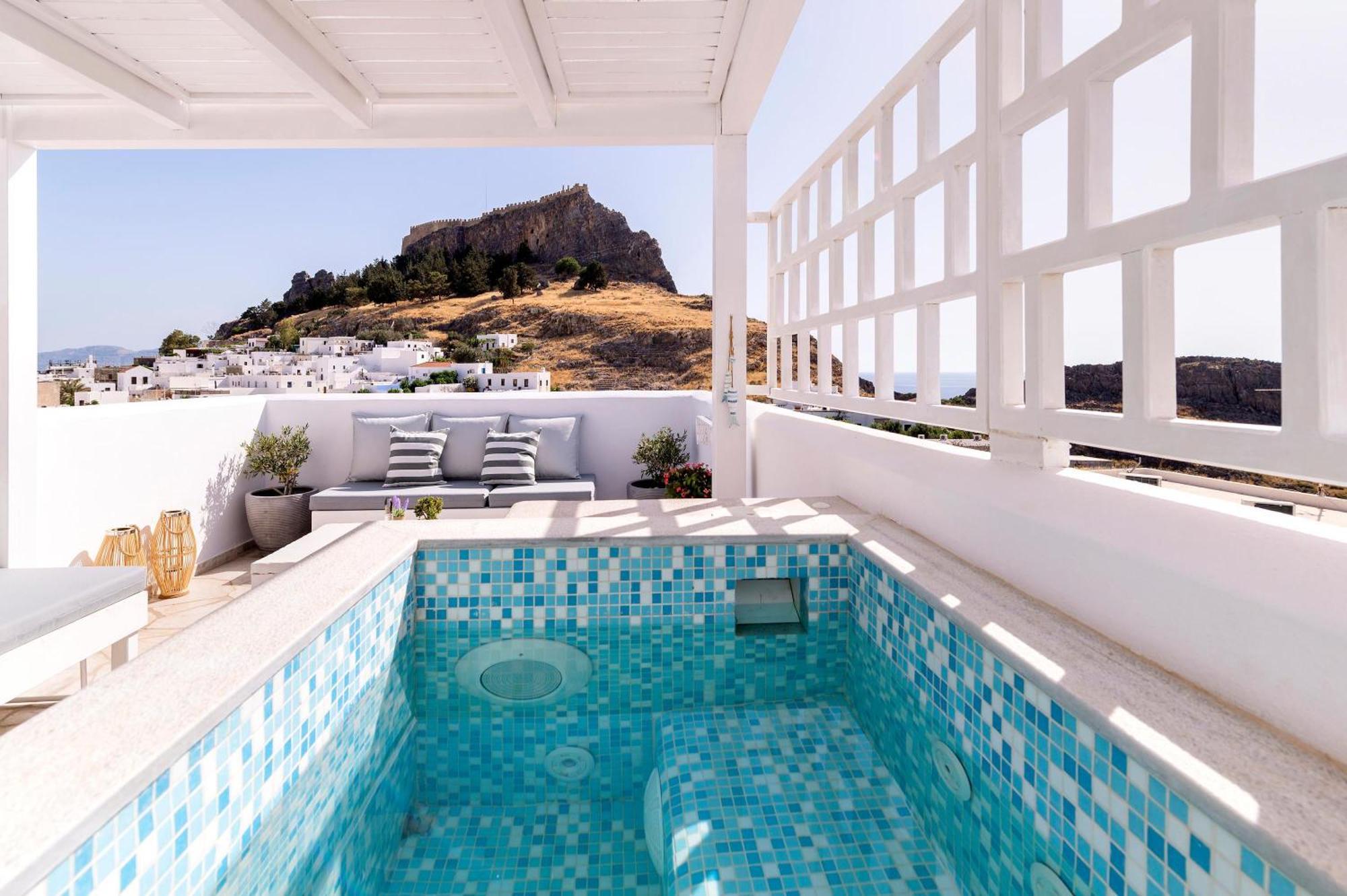 Lindian Polis Apartment Lindos  Bagian luar foto