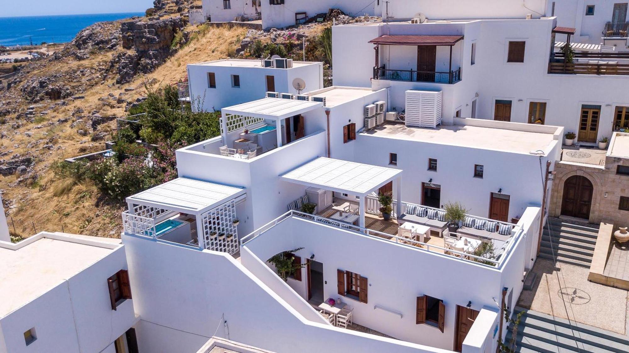 Lindian Polis Apartment Lindos  Bagian luar foto